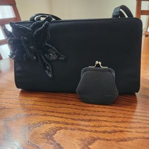 Ann Taylor silk evening bag